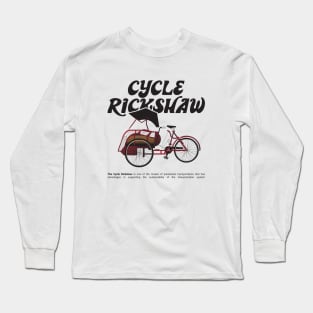 Cycle Rickshaw Long Sleeve T-Shirt